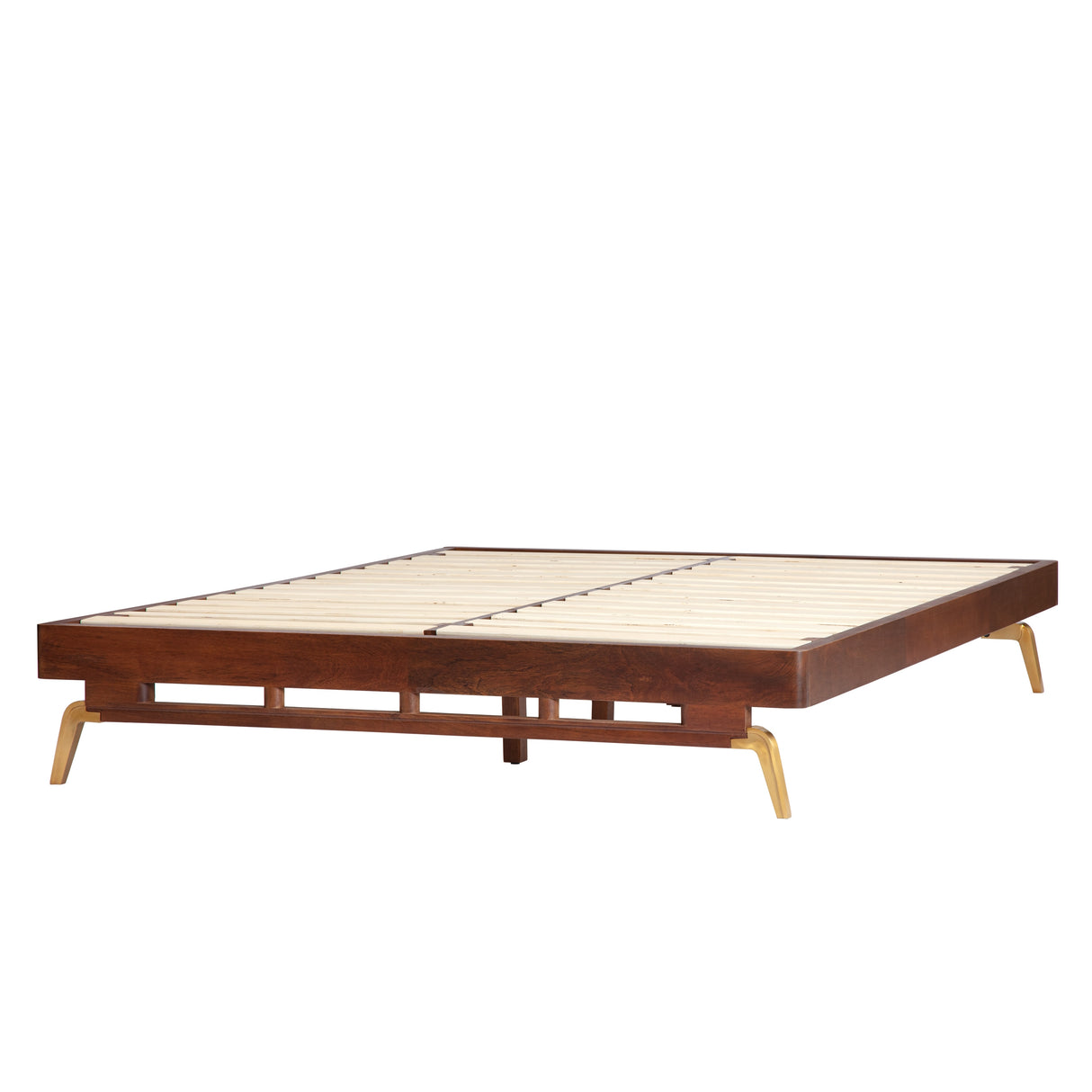 MH London Nelson Mango Rustic Wood Queen-size Platform Bed