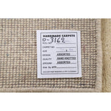 Nepalese Tibetan Contemporary Solid Area Rug Handmade Oriental Carpet - 3'11" x 5'8"