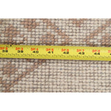 Nepalese Tibetan Contemporary Solid Area Rug Handmade Oriental Carpet - 3'11" x 5'8"