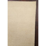 Nepalese Tibetan Contemporary Solid Area Rug Handmade Oriental Carpet - 3'11" x 5'8"