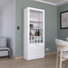 Nero Tall Bar Cabinet 4 Shelves.