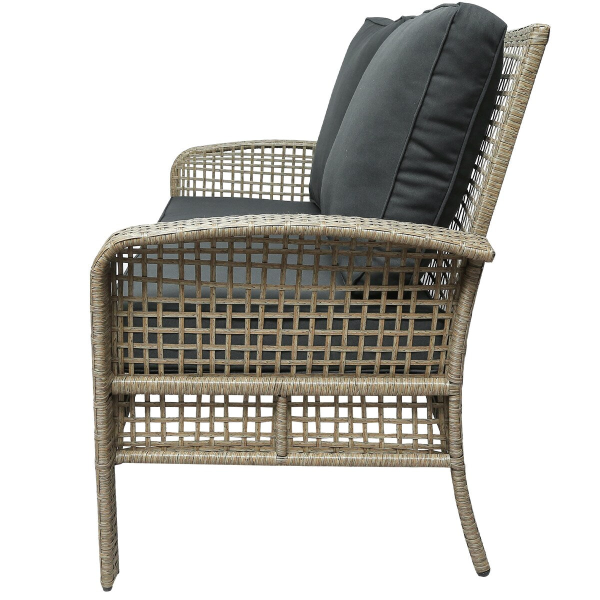 Nestfair 4-Piece Patio Rattan Sofa Seating Group with Cushions