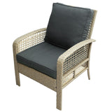 Nestfair 4-Piece Patio Rattan Sofa Seating Group with Cushions