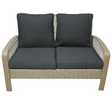 Nestfair 4-Piece Patio Rattan Sofa Seating Group with Cushions