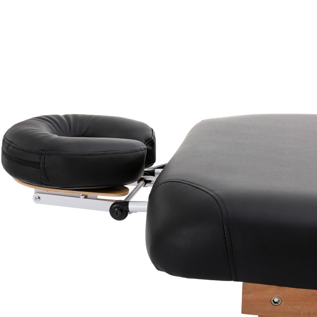 Nestfair Black Stationary Massage Table Treatment Clincal Beauty Bed