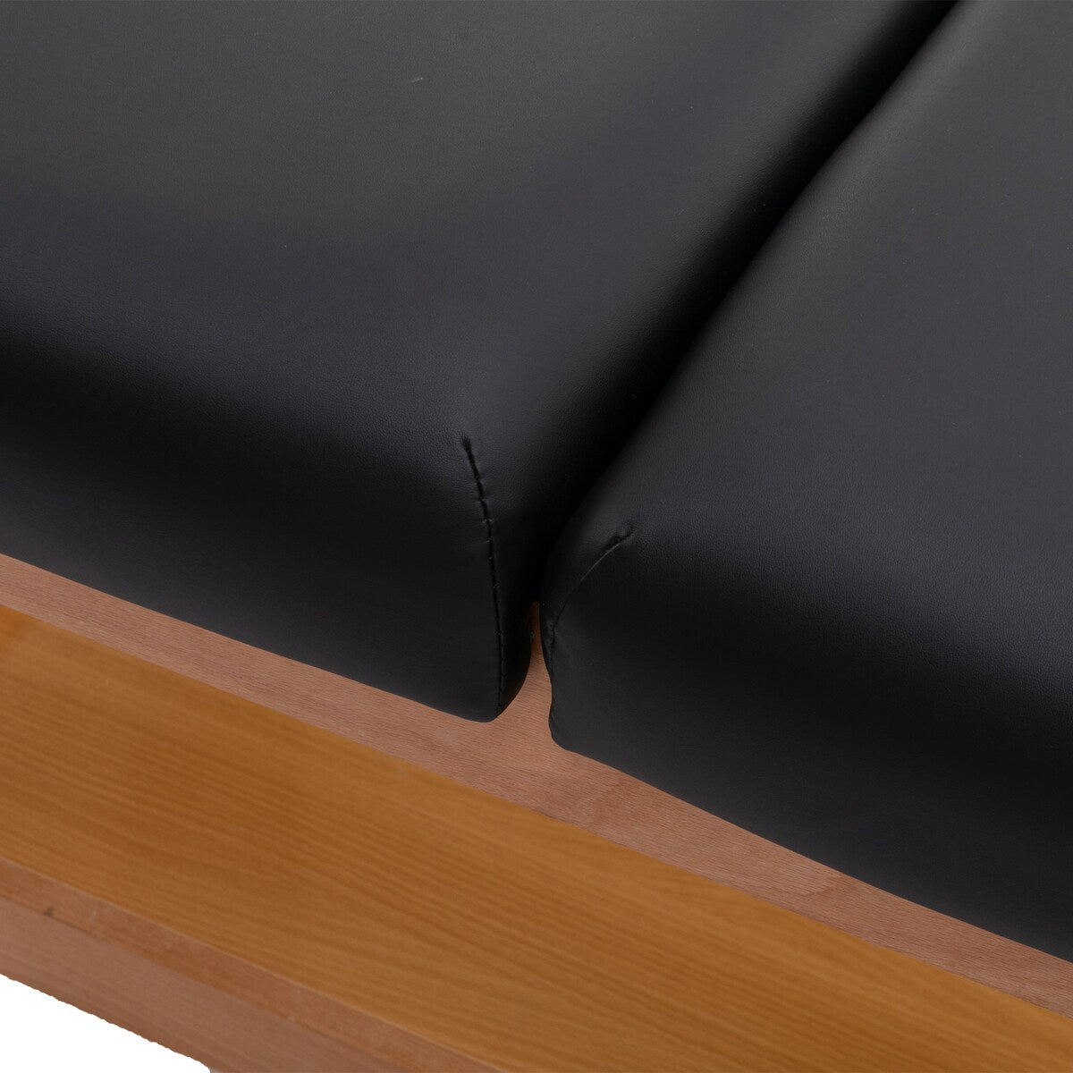 Nestfair Black Stationary Massage Table Treatment Clincal Beauty Bed