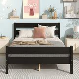 Nestfair Full Bed with Headboard and Footboard