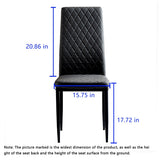 Nestfair Modern Minimalist Dining Chair Home Conference Chair (Set of 4)
