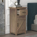 Nestfair Nightstand with Drawer and Storage Cabinet