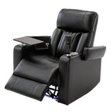 Nestfair Power Motion Recliner with USB Charging Port and Hidden Arm Storage