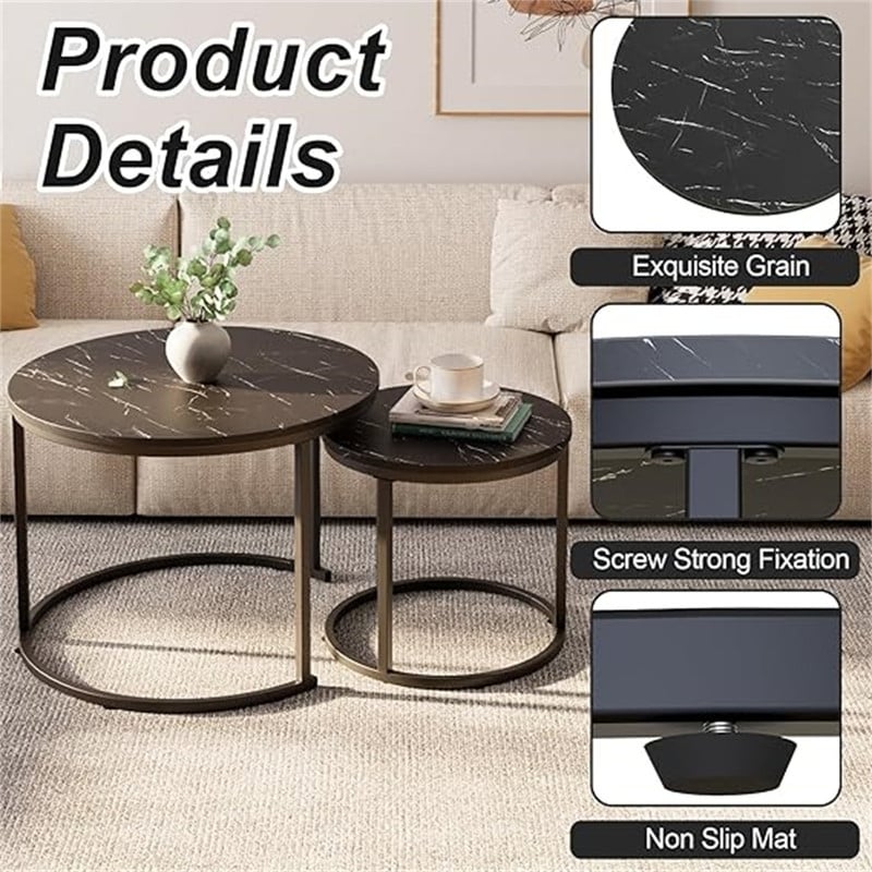 Nesting coffee tables