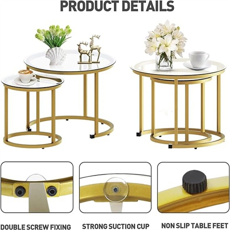 Nesting coffee tables