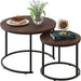 Nesting coffee tables