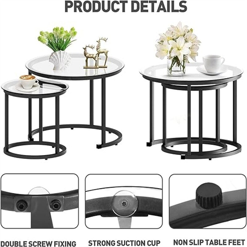 Nesting coffee tables
