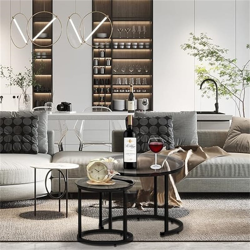 Nesting coffee tables