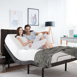 Nestl Adjustable Massaging Bed Frame Base with Wireless Remote