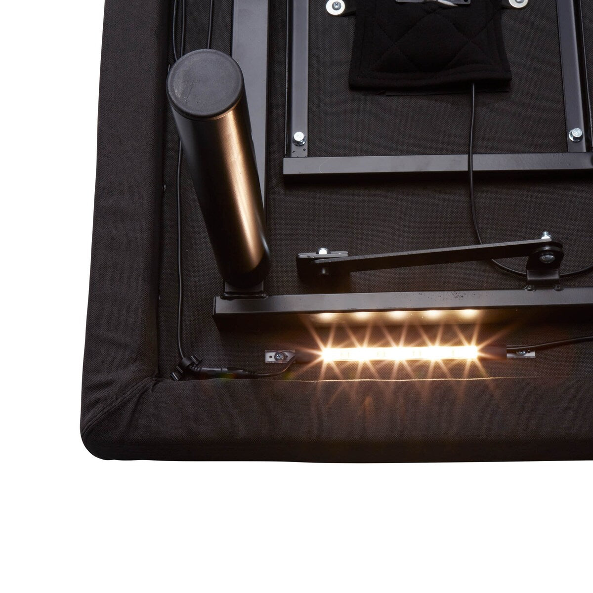 Nestl Adjustable Massaging Bed Frame Base with Wireless Remote