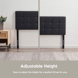 Nestl Button Tufted Upholstered Adjustable Headboard