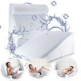 Nestl Cooling Bed Wedge Pillow with Bolster Pillow - 25" x 25" x 12" - 8-in-1 Triangle Pillow Wedge for Sleeping Acid Reflux