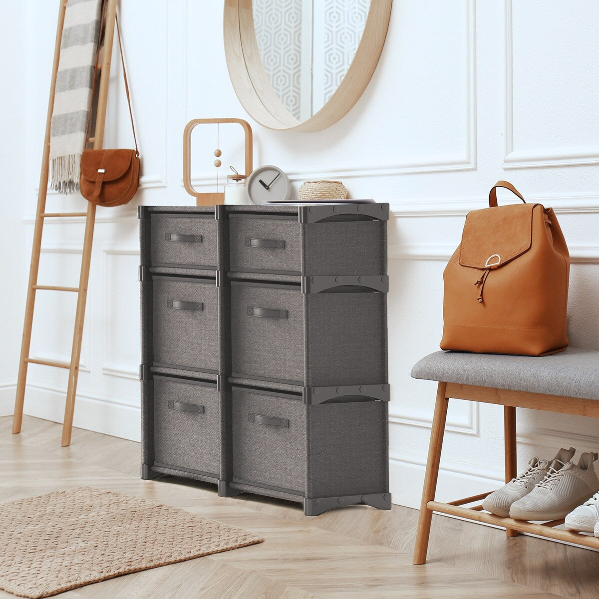 Nestl Cube Storage Organizer for Bedroom - Box Storage Cubby Organizer for Living Room, Office, & Playroom