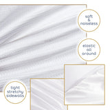 Nestl Extra Deep Pocket Cooling Mattress Protector - Waterproof Tencel Blend 5-Sided Elasticized Fitted Mattress Cover