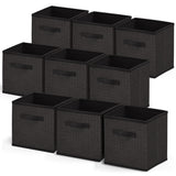 Nestl Foldable Fabric Storage Cubes - Open 10" Cube Storage Bins