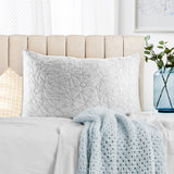 Nestl Gel-Infused Shredded Memory Foam Pillow - CertiPUR US Approved Cooling Pillow Cover