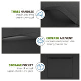 Nestl Heavy Duty Waterproof Barbeque 600D Gas Grill Cover - BBQ Cover, UV & Fade Resistant
