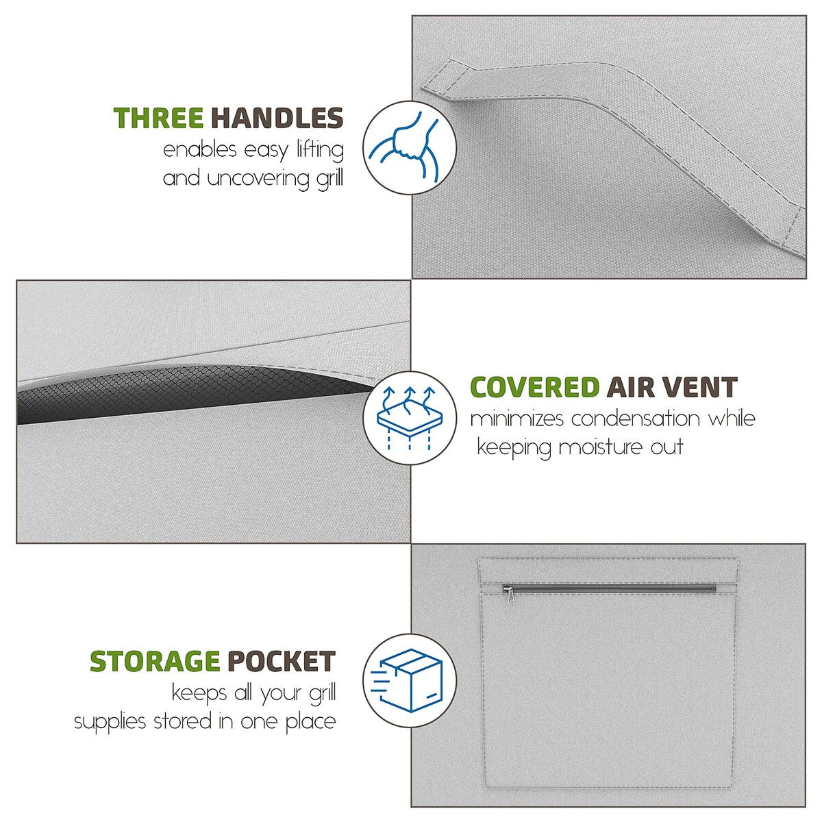 Nestl Heavy Duty Waterproof Barbeque 600D Gas Grill Cover - BBQ Cover, UV & Fade Resistant