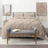 Nestl Pinch Pleat 3-piece Duvet Cover Set