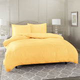 Nestl Ultra Soft Double Brushed Microfiber Duvet Cover Set with Button Closure