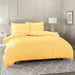 Nestl Ultra Soft Double Brushed Microfiber Duvet Cover Set with Button Closure