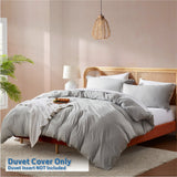 Nestl Ultra Soft Double Brushed Microfiber Duvet Cover Set with Button Closure