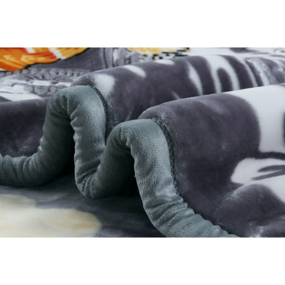Nestl Velvet 2 Ply Heavy Reversible Printed Raschel Blanket