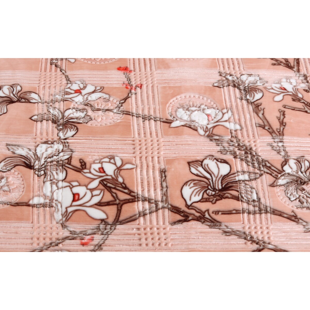 Nestl Velvet 2 Ply Heavy Reversible Printed Raschel Blanket