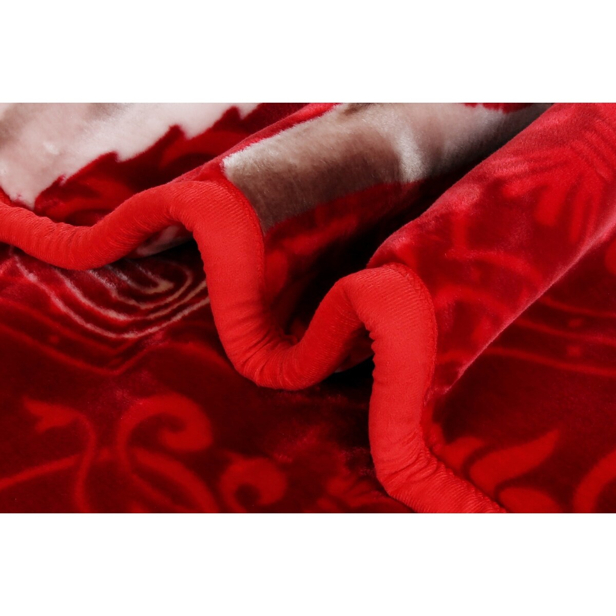 Nestl Velvet 2 Ply Heavy Reversible Printed Raschel Blanket