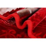 Nestl Velvet 2 Ply Heavy Reversible Printed Raschel Blanket