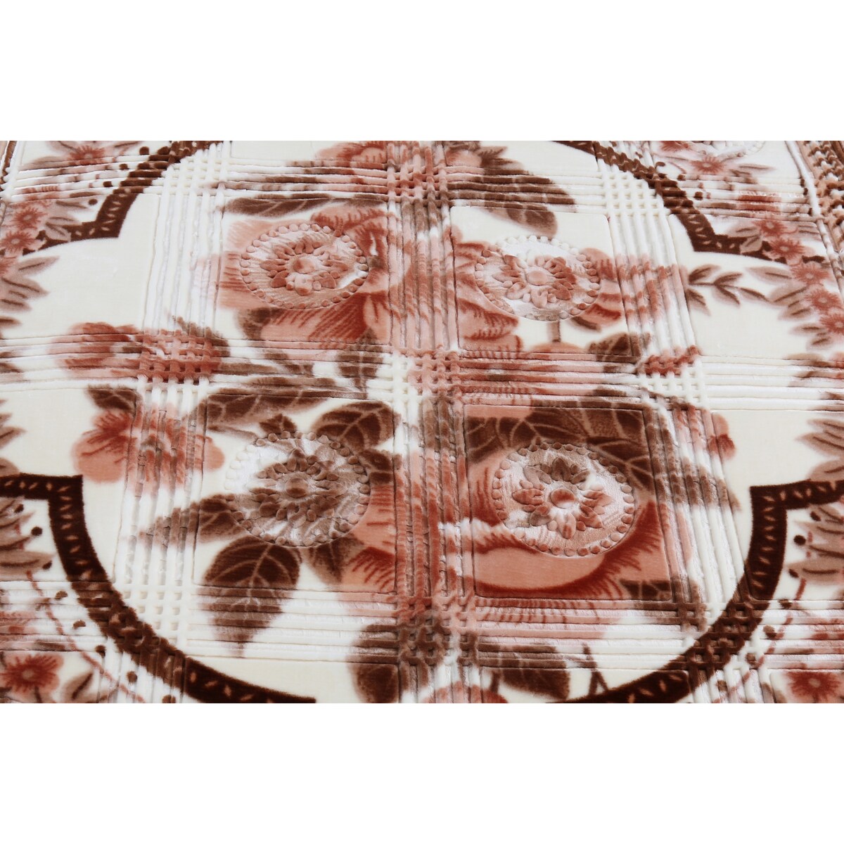 Nestl Velvet 2 Ply Heavy Reversible Printed Raschel Blanket