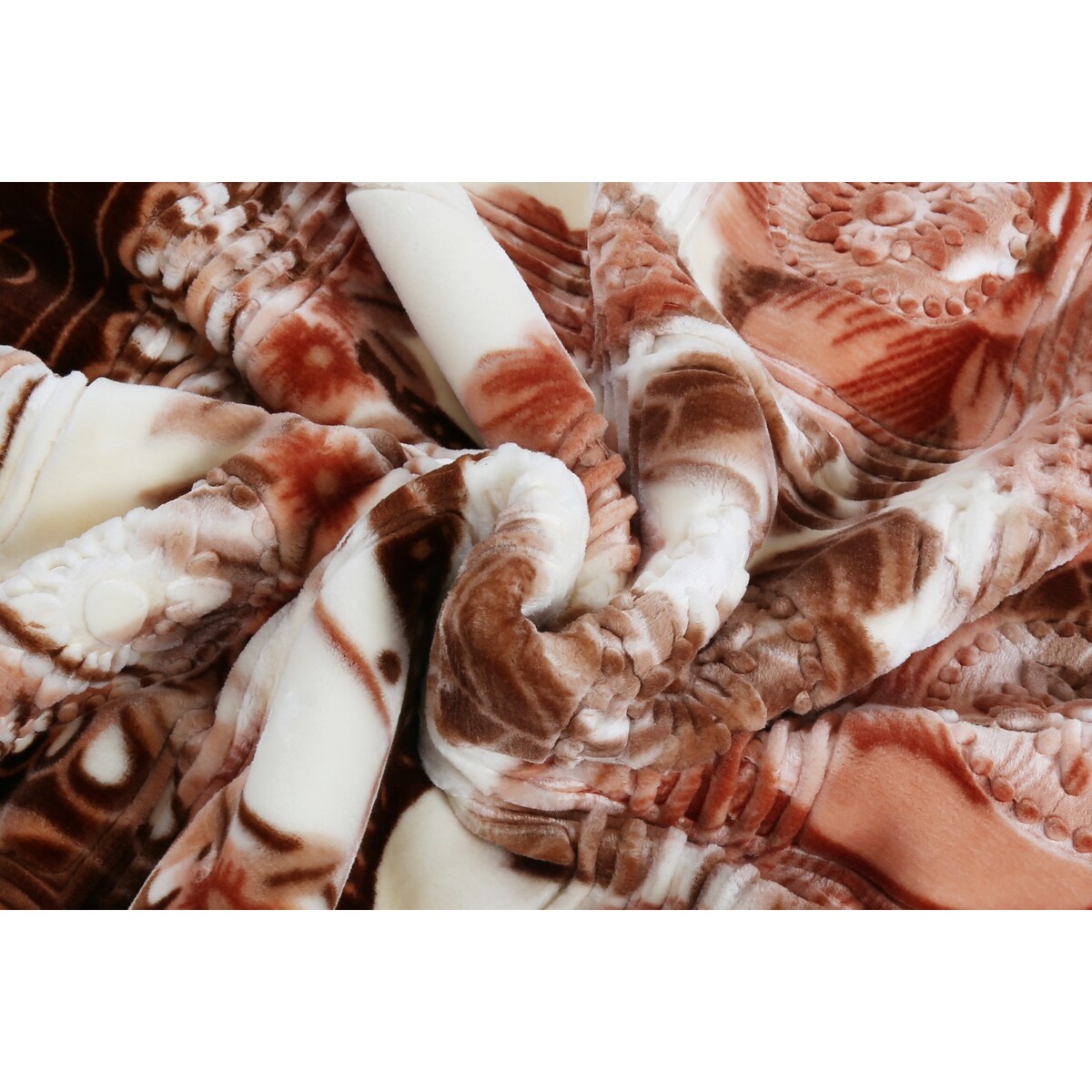 Nestl Velvet 2 Ply Heavy Reversible Printed Raschel Blanket