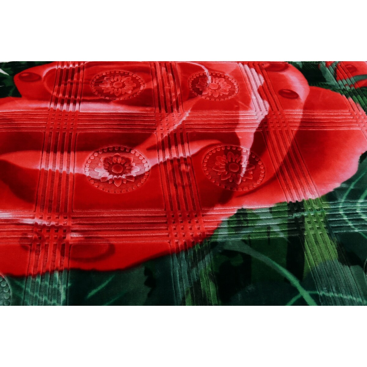 Nestl Velvet 2 Ply Heavy Reversible Printed Raschel Blanket