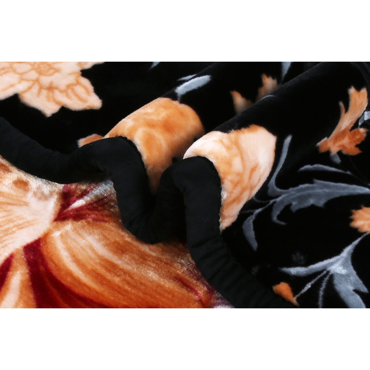 Nestl Velvet 2 Ply Heavy Reversible Printed Raschel Blanket
