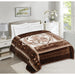 Nestl Velvet 2 Ply Heavy Reversible Printed Raschel Blanket