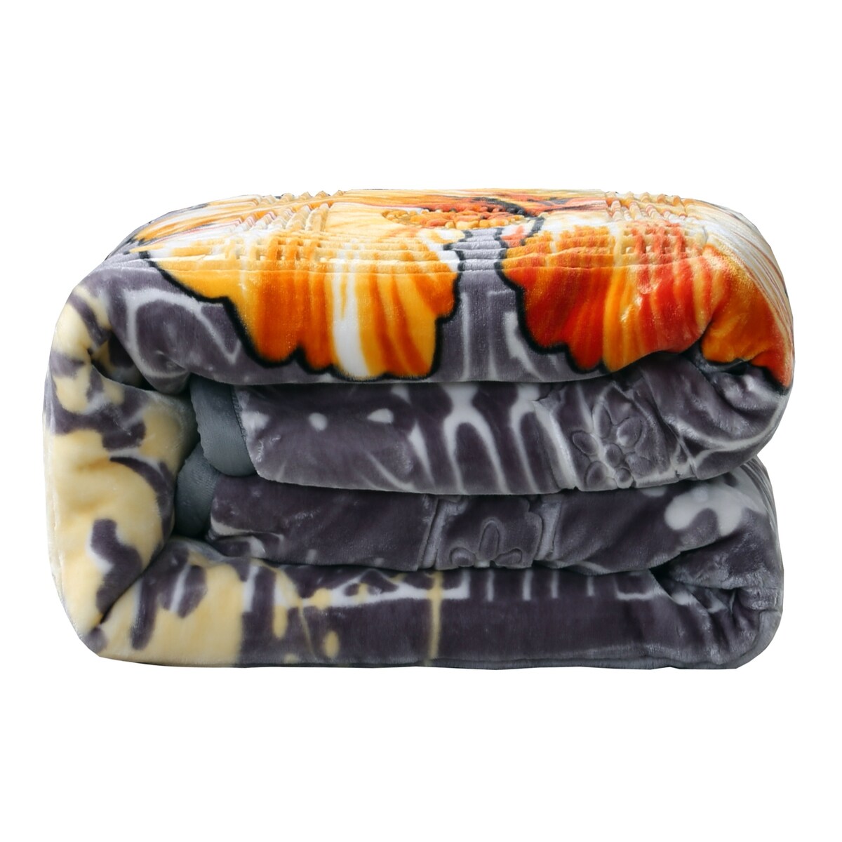 Nestl Velvet 2 Ply Heavy Reversible Printed Raschel Blanket