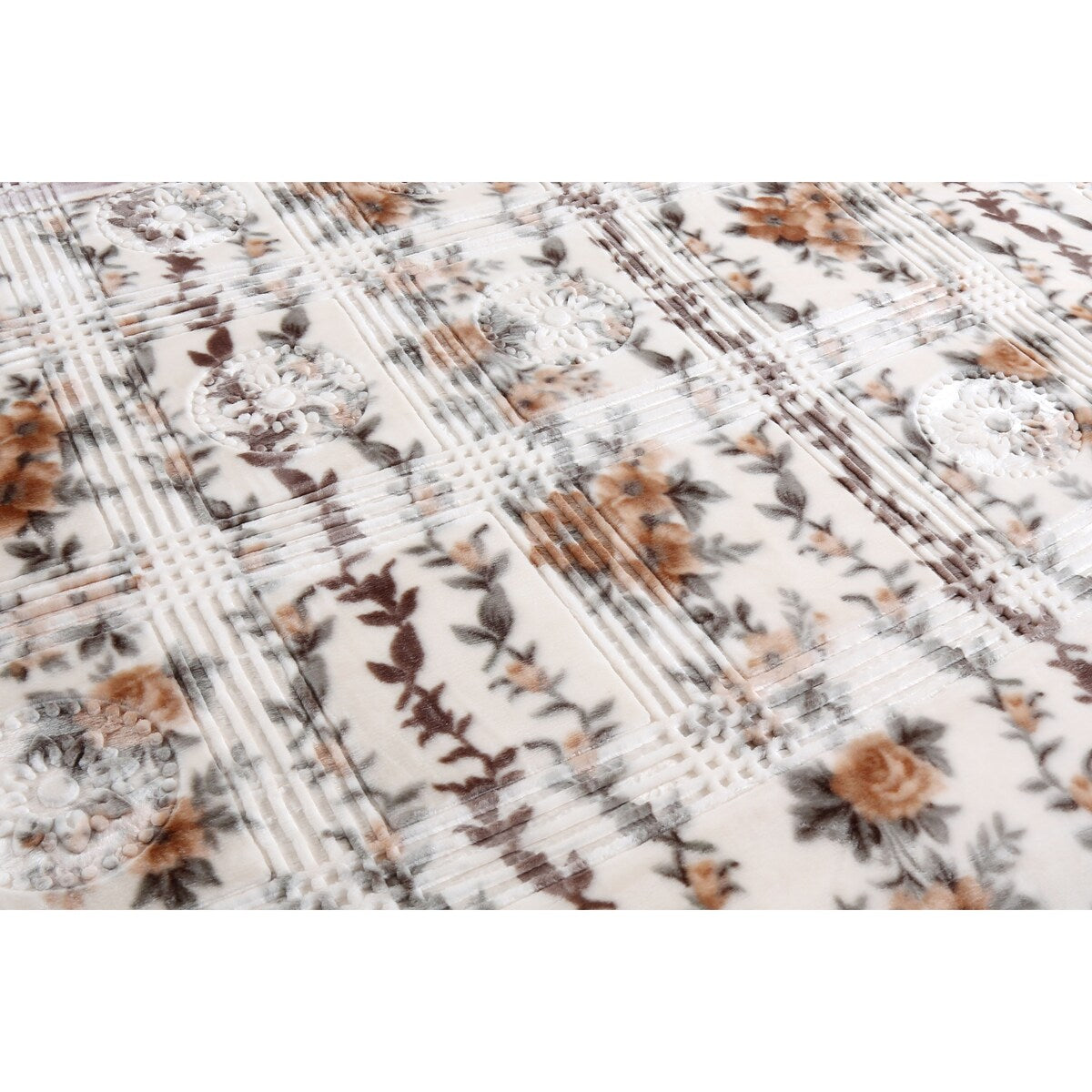 Nestl Velvet 2 Ply Heavy Reversible Printed Raschel Blanket