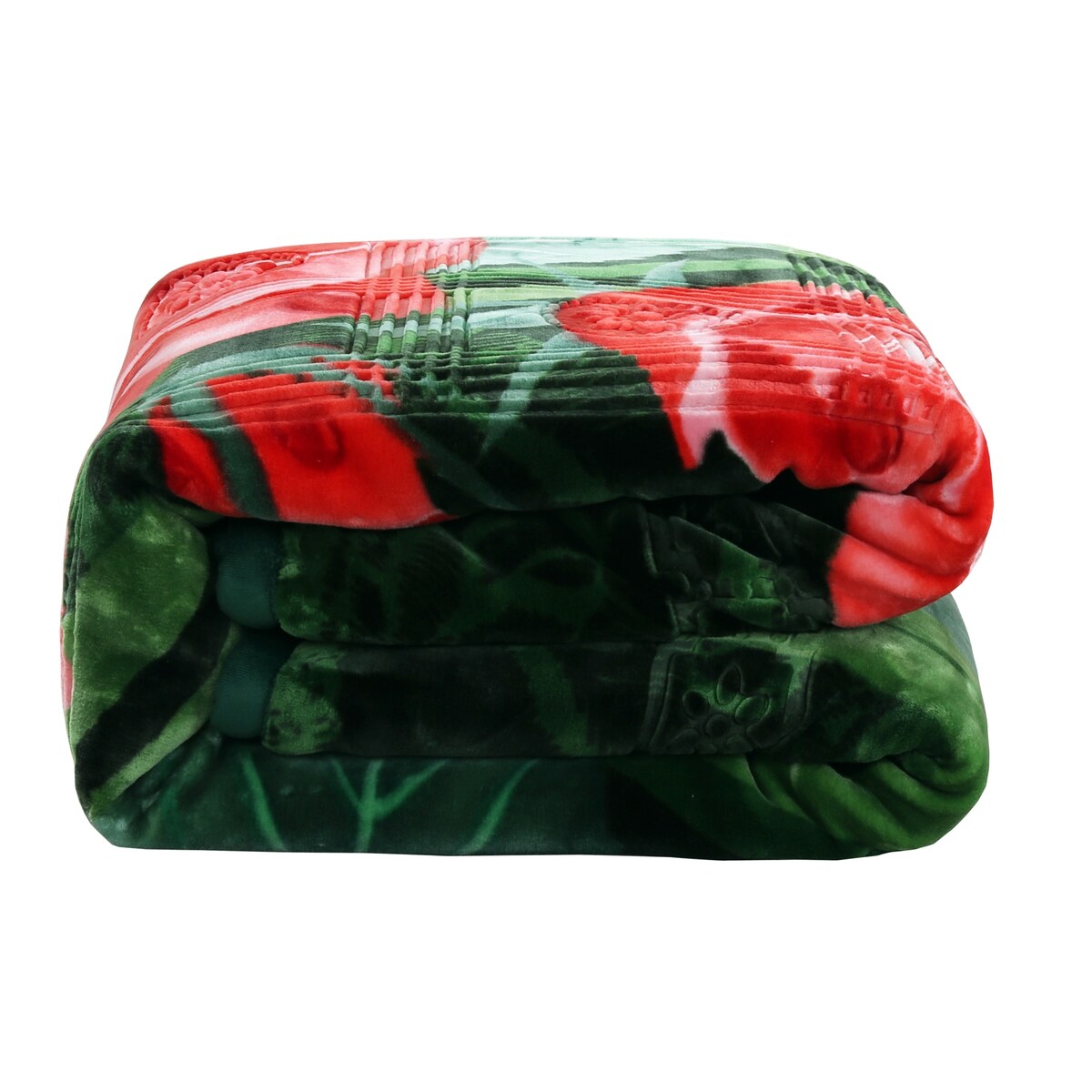 Nestl Velvet 2 Ply Heavy Reversible Printed Raschel Blanket
