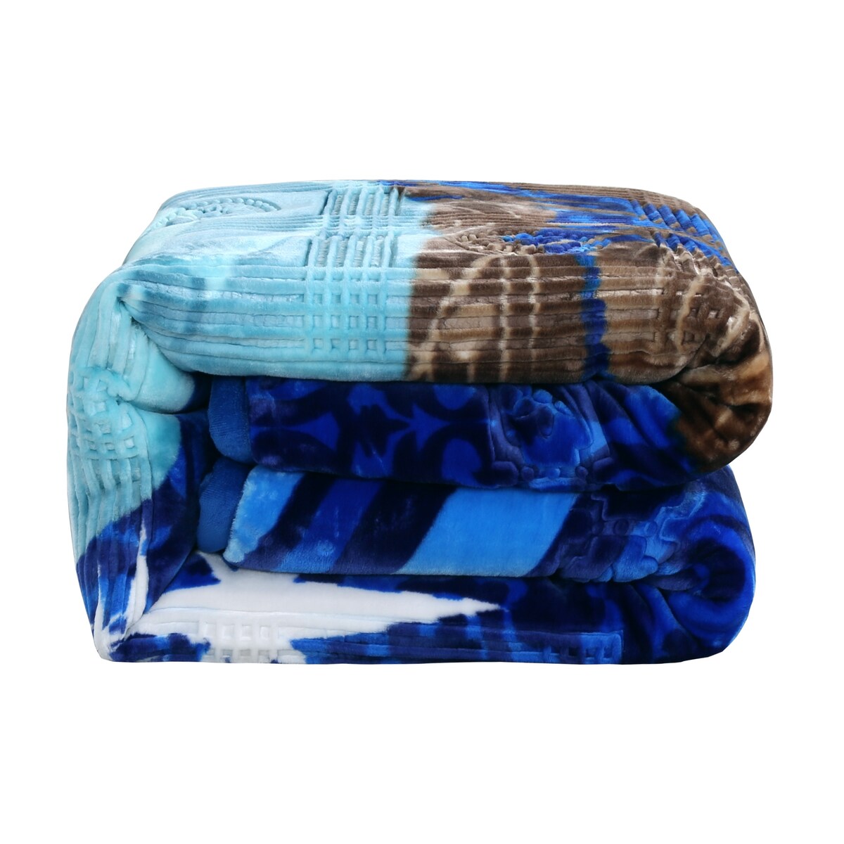 Nestl Velvet 2 Ply Heavy Reversible Printed Raschel Blanket