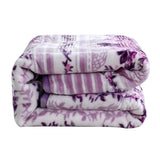 Nestl Velvet 2 Ply Heavy Reversible Printed Raschel Blanket