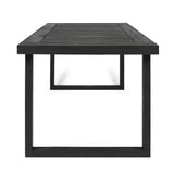 Nestor Outdoor 6-Seater Acacia Wood Dining Set with Bench by Christopher Knight Home