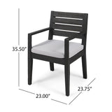 Nestor Outdoor 6-Seater Acacia Wood Dining Set with Bench by Christopher Knight Home