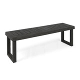 Nestor Outdoor 6-Seater Acacia Wood Dining Set with Bench by Christopher Knight Home